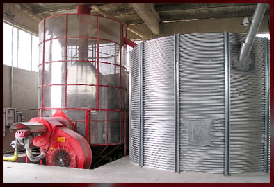 Pedrotti Grain Dryers cooling silo